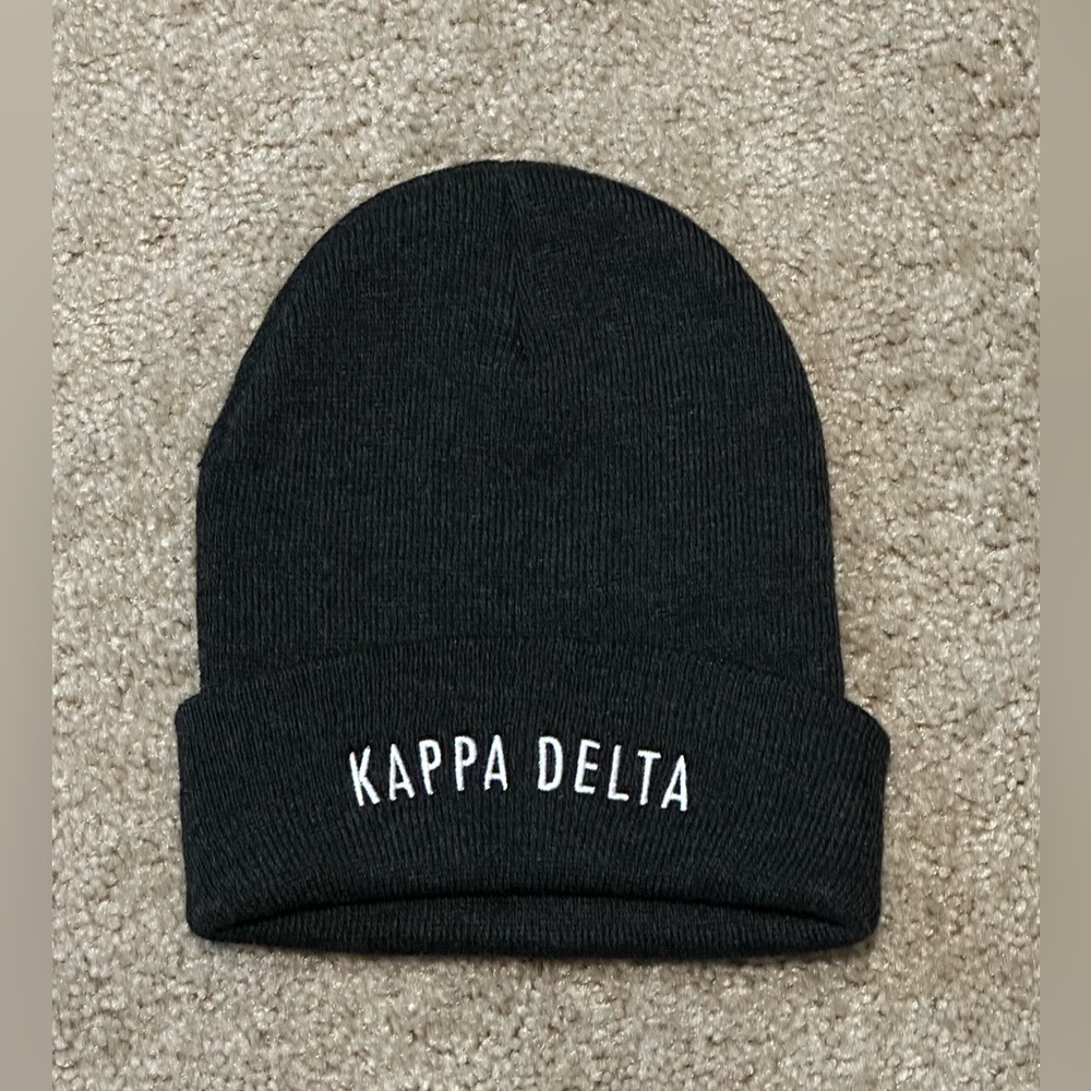 *NEW WITHOUT TAG * Kappa Delta Dark Gray Beanie Cozy Hat